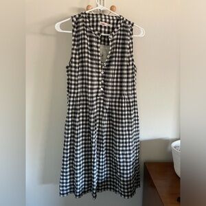 Faherty Isha dress gingham